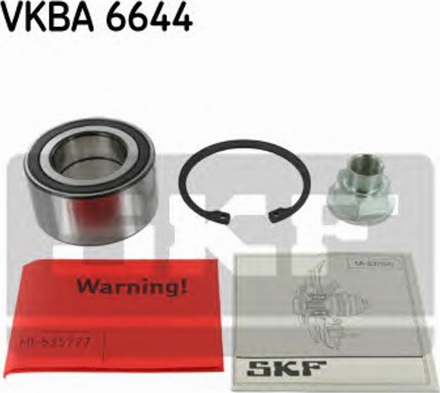 SKF VKBA6644 - Kit cuscinetto ruota autozon.pro