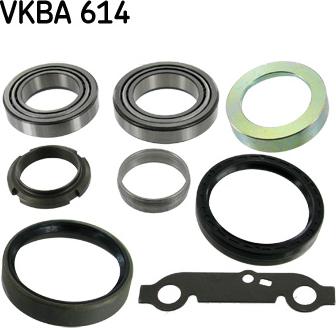 SKF VKBA 614 - Kit cuscinetto ruota autozon.pro