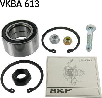 SKF VKBA 613 - Kit cuscinetto ruota autozon.pro