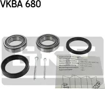 SKF VKBA 680 - Kit cuscinetto ruota autozon.pro