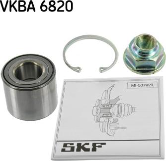 SKF VKBA6820 - Kit cuscinetto ruota autozon.pro