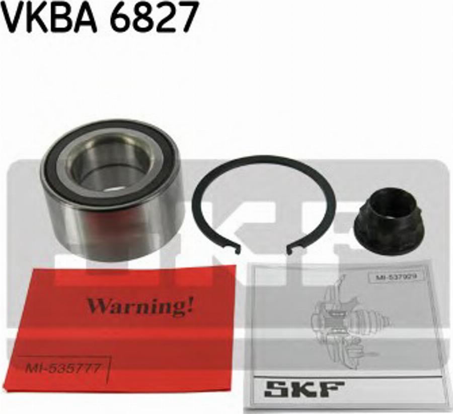 SKF VKBA6827 - Kit cuscinetto ruota autozon.pro