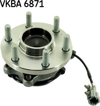 SKF VKBA 6871 - Kit cuscinetto ruota autozon.pro