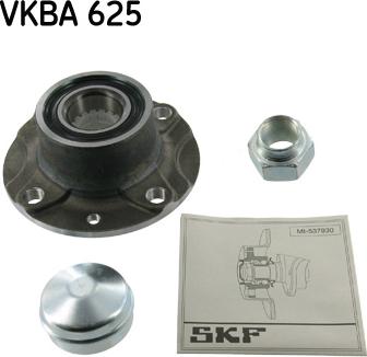 SKF VKBA 625 - Kit cuscinetto ruota autozon.pro