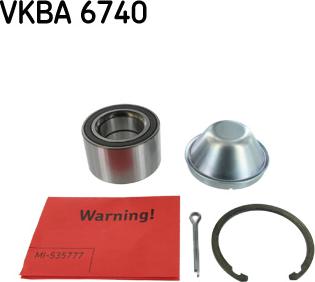 SKF VKBA 6740 - Kit cuscinetto ruota autozon.pro