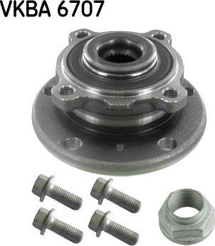 SKF VKBA 6707 - Kit cuscinetto ruota autozon.pro