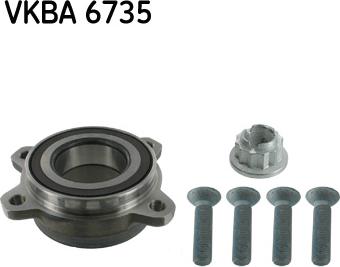 SKF VKBA 6735 - Kit cuscinetto ruota autozon.pro