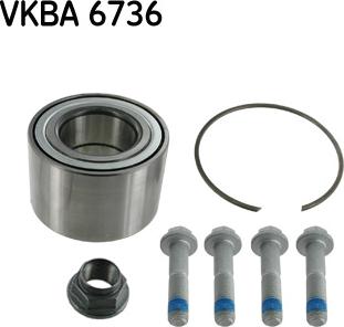 SKF VKBA 6736 - Kit cuscinetto ruota autozon.pro