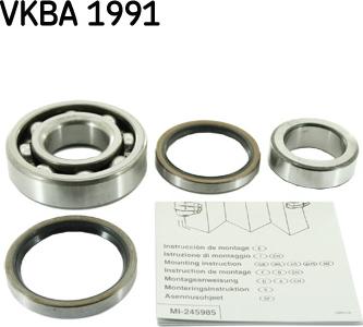 SKF VKBA 1991 - Kit cuscinetto ruota autozon.pro