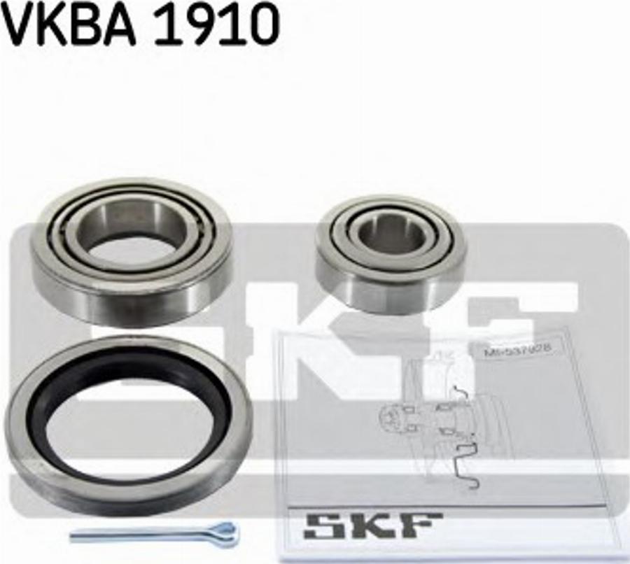 SKF VKBA 1910 - Kit cuscinetto ruota autozon.pro