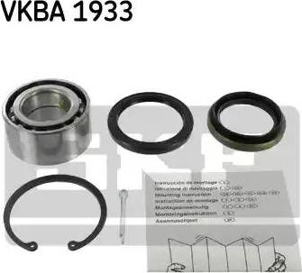 SKF VKBA 1933 - Kit cuscinetto ruota autozon.pro