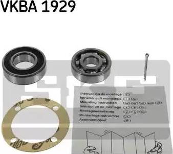 SKF VKBA 1929 - Kit cuscinetto ruota autozon.pro