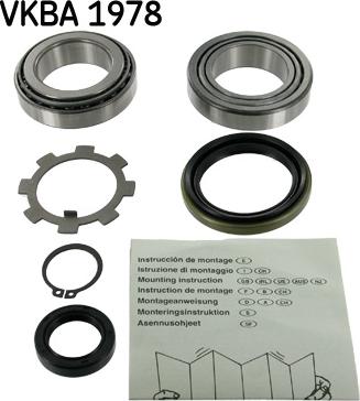 SKF VKBA 1978 - Kit cuscinetto ruota autozon.pro