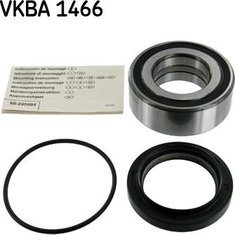 SKF VKBA 1466 - Kit cuscinetto ruota autozon.pro