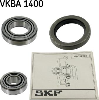 SKF VKBA 1400 - Kit cuscinetto ruota autozon.pro