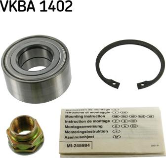 SKF VKBA 1402 - Kit cuscinetto ruota autozon.pro