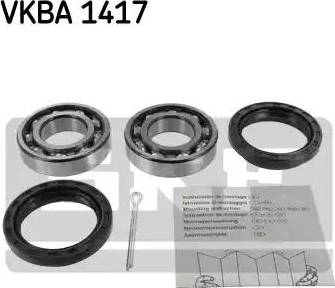 SKF VKBA 1417 - Kit cuscinetto ruota autozon.pro