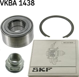 SKF VKBA 1438 - Kit cuscinetto ruota autozon.pro