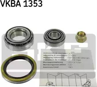 SKF VKBA 1353 - Kit cuscinetto ruota autozon.pro