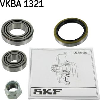 SKF VKBA 1321 - Kit cuscinetto ruota autozon.pro