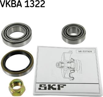 SKF VKBA 1322 - Kit cuscinetto ruota autozon.pro