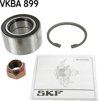 SKF VKBA 899 - Kit cuscinetto ruota autozon.pro