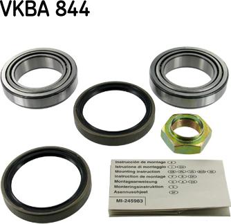 SKF VKBA 844 - Kit cuscinetto ruota autozon.pro