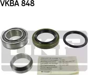 SKF VKBA 848 - Kit cuscinetto ruota autozon.pro