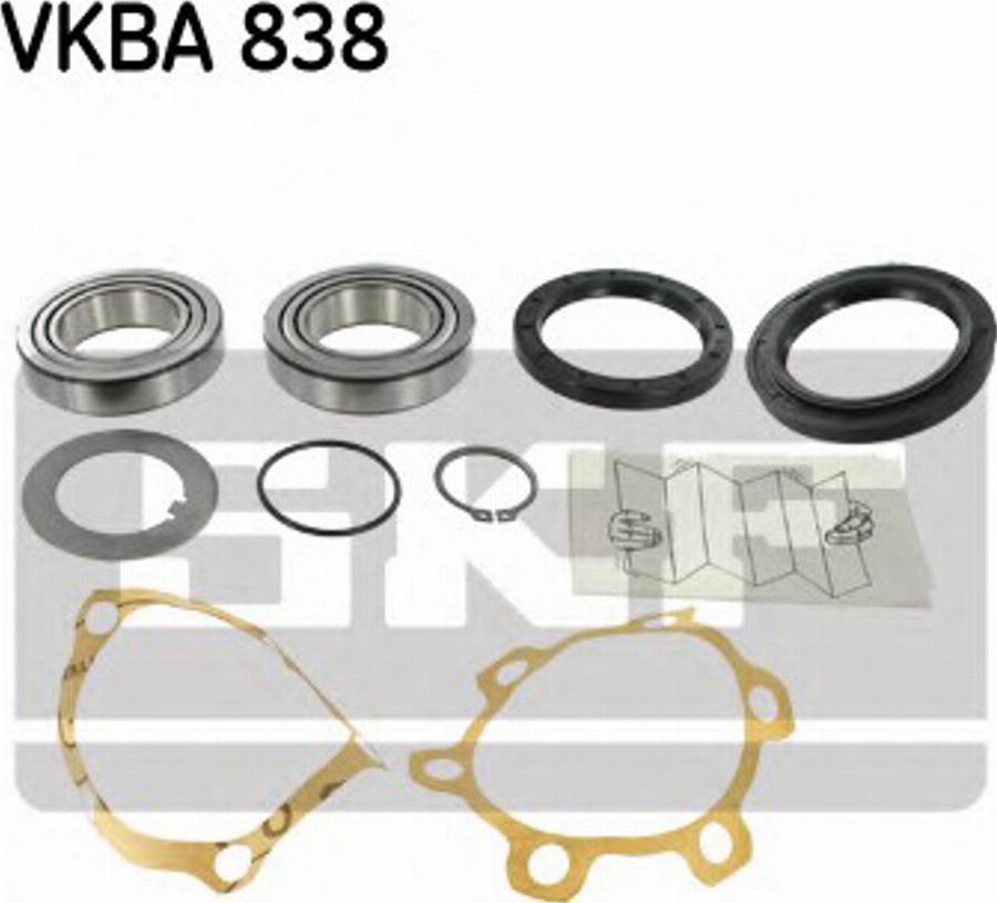 SKF VKBA 838 - Kit cuscinetto ruota autozon.pro