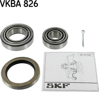 SKF VKBA 826 - Kit cuscinetto ruota autozon.pro