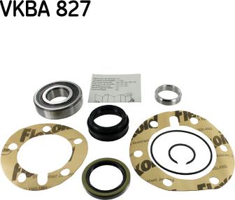 SKF VKBA 827 - Kit cuscinetto ruota autozon.pro