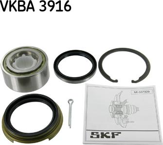 SKF VKBA 3916 - Kit cuscinetto ruota autozon.pro