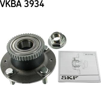 SKF VKBA 3934 - Kit cuscinetto ruota autozon.pro