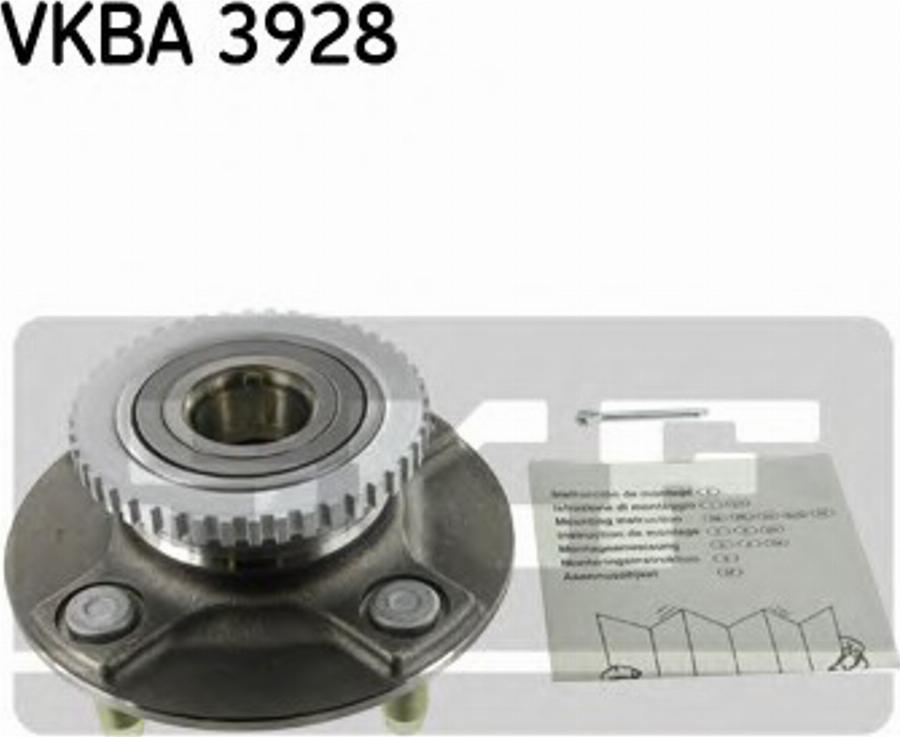 SKF VKBA3928 - Kit cuscinetto ruota autozon.pro