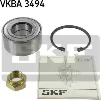 SKF VKBA 3494 - Kit cuscinetto ruota autozon.pro