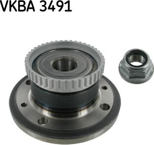 SKF VKBA 3491 - Kit cuscinetto ruota autozon.pro