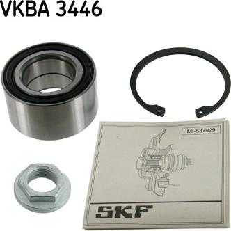 SKF VKBA 3446 - Kit cuscinetto ruota autozon.pro