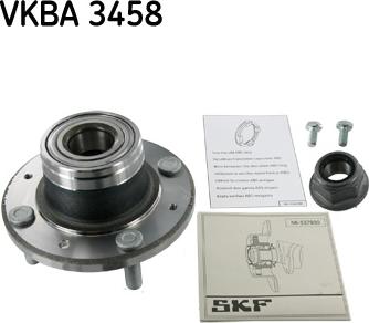 SKF VKBA 3458 - Kit cuscinetto ruota autozon.pro