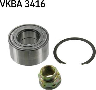 SKF VKBA 3416 - Kit cuscinetto ruota autozon.pro