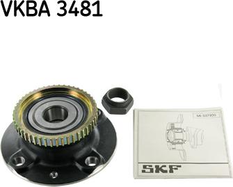 SKF VKBA 3481 - Kit cuscinetto ruota autozon.pro