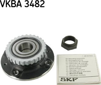 SKF VKBA 3482 - Kit cuscinetto ruota autozon.pro