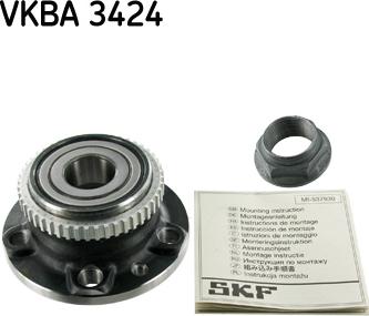 SKF VKBA 3424 - Kit cuscinetto ruota autozon.pro