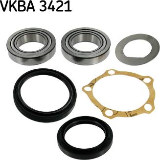 SKF VKBA 3421 - Kit cuscinetto ruota autozon.pro