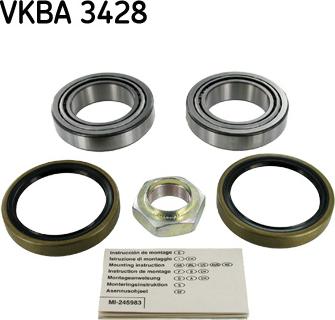 SKF VKBA 3428 - Kit cuscinetto ruota autozon.pro