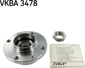 SKF VKBA 3478 - Mozzo ruota autozon.pro