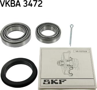 SKF VKBA 3472 - Kit cuscinetto ruota autozon.pro