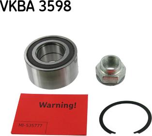 SKF VKBA 3598 - Kit cuscinetto ruota autozon.pro