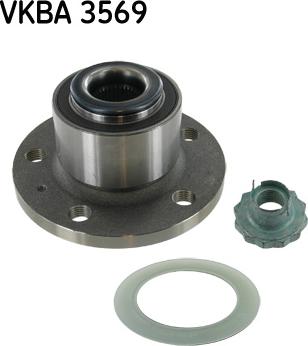 SKF VKBA 3569 - Kit cuscinetto ruota autozon.pro