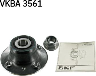 SKF VKBA 3561 - Kit cuscinetto ruota autozon.pro