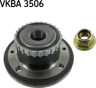 SKF VKBA 3506 - Kit cuscinetto ruota autozon.pro